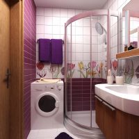 décor insolite d'une salle de bain avec une douche aux couleurs sombres