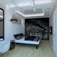 beautiful high-tech bedroom interior picture