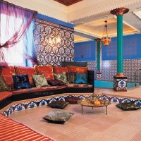bright ethnic style bedroom picture