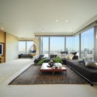 beautiful Japanese-style living room decor picture
