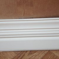 light foam baseboard in the interior of the house picture