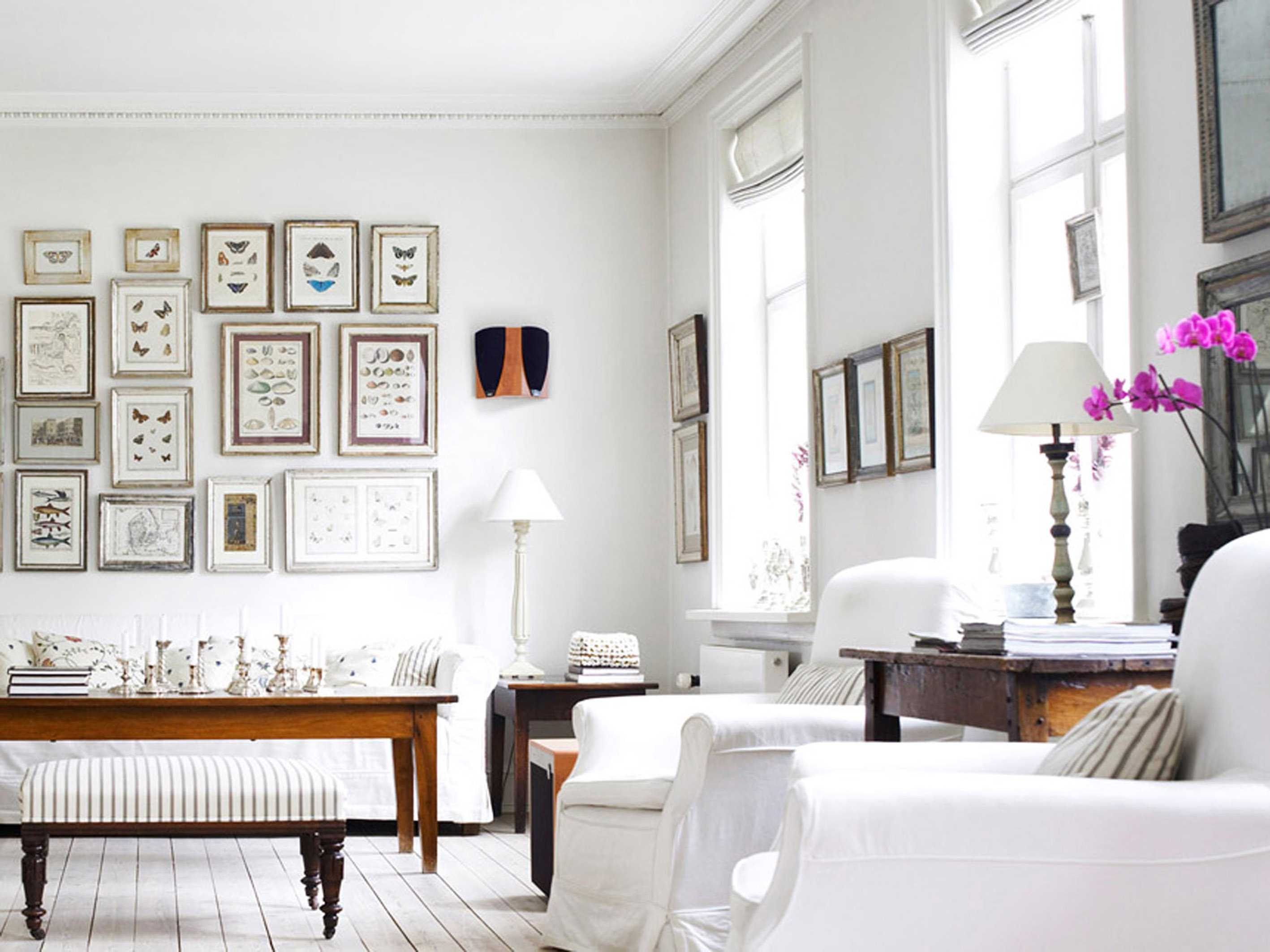 murs blancs de style couloir style scandinave