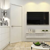 white walls in the decor of the house in the style of minimalism picture
