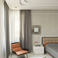 futurismo nella progettazione del soggiorno in colori vivaci