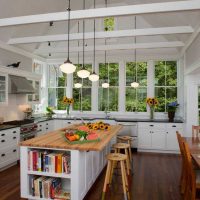 light interior of luxury kitchen in modern style picture
