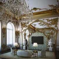 beautiful baroque corridor decor picture