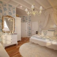 unusual bedroom decor in provence style photo