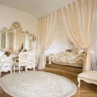 beautiful rococo style living room picture