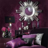 dark purple corridor style sofa picture