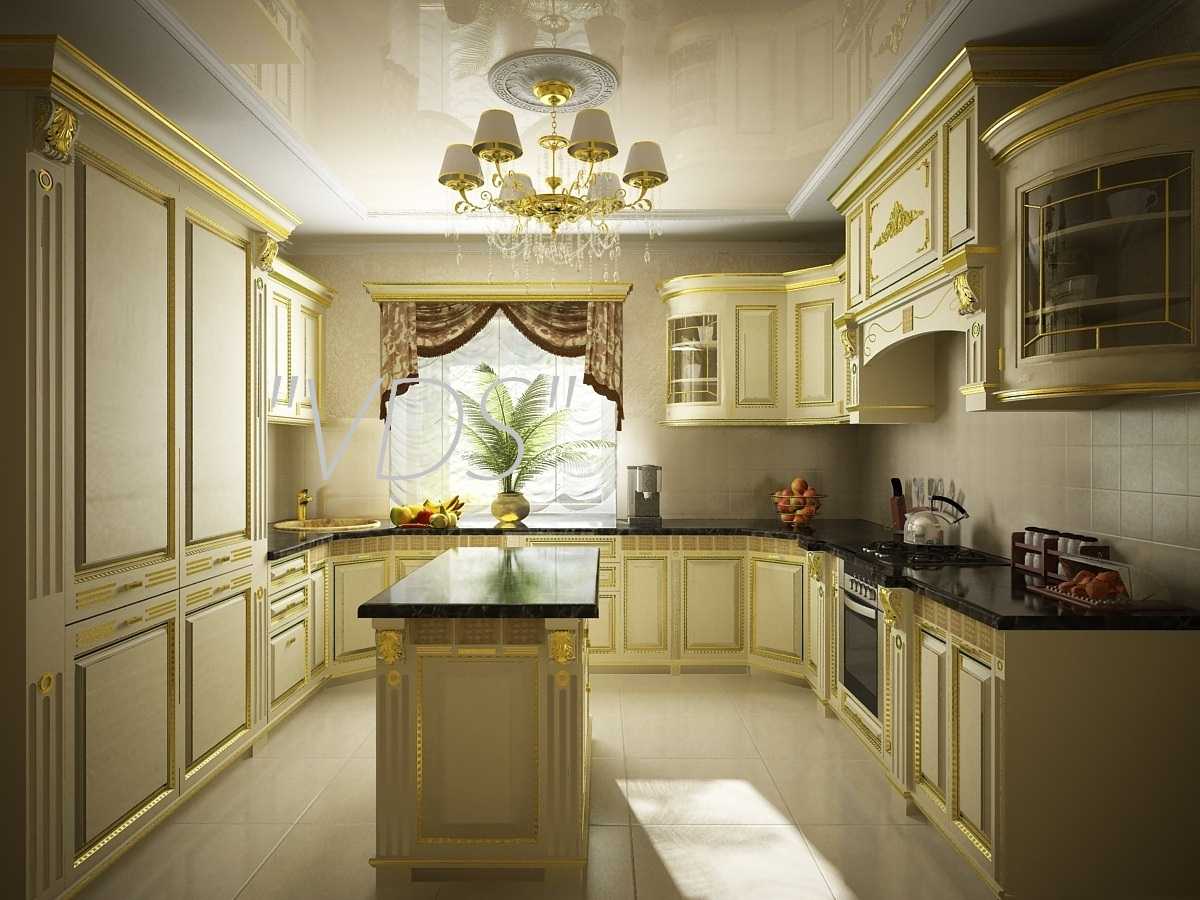 light ergonomic kitchen interior
