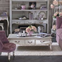 light purple sofa in home design picture