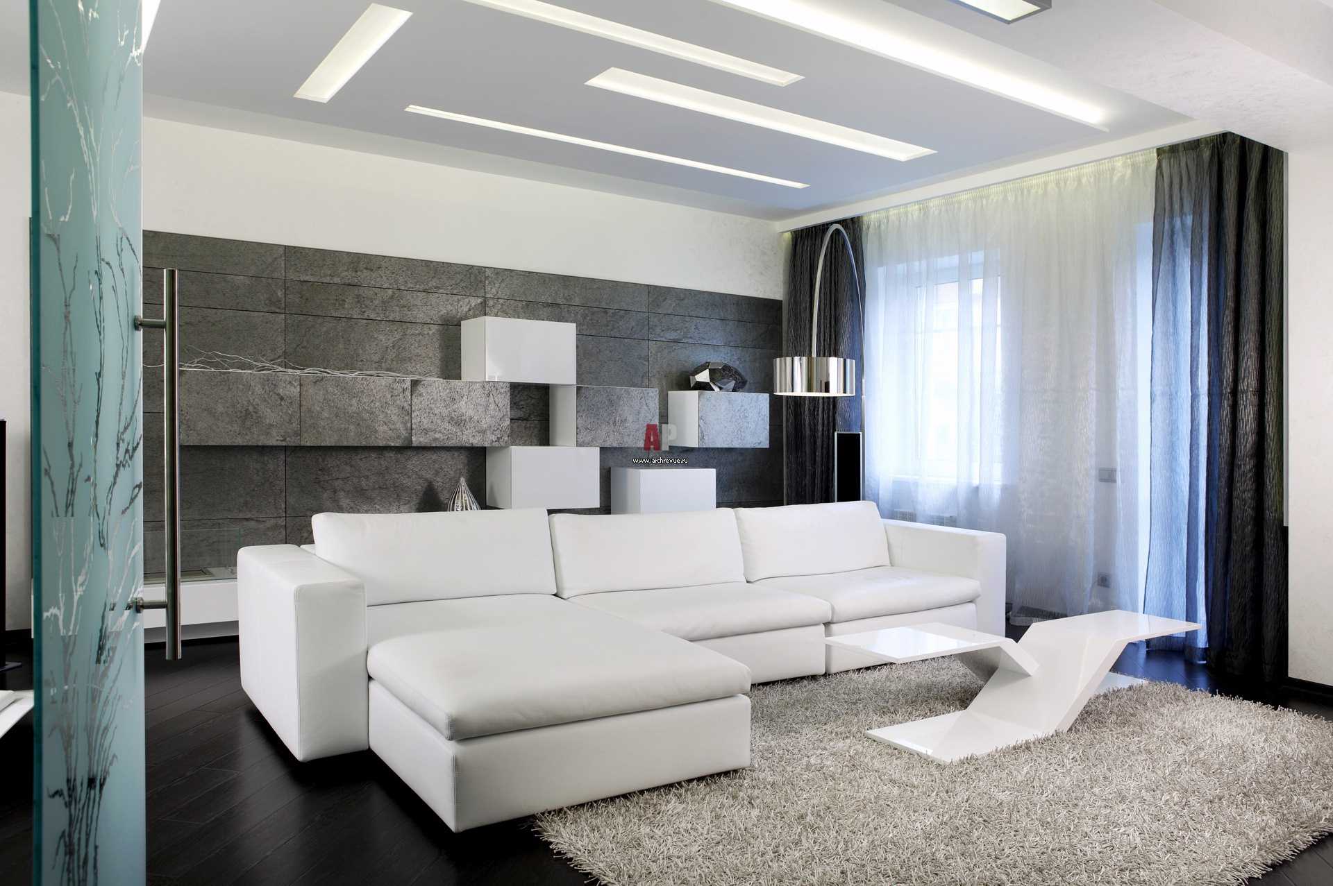 light white furniture in the design of the hallway