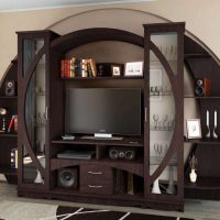 beautiful bedroom style in wenge color photo