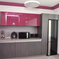 dark interior of luxury kitchen in classic style picture