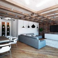 style inhabituel chambre style loft photo