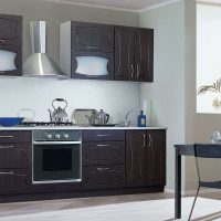 beautiful apartment design in wenge color picture