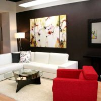 the idea of ​​the original decoration of the living room with your own hands photo