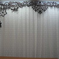 DIY bright curtain decor photo