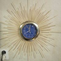 The idea of ​​a beautiful DIY wall clock decoration photo