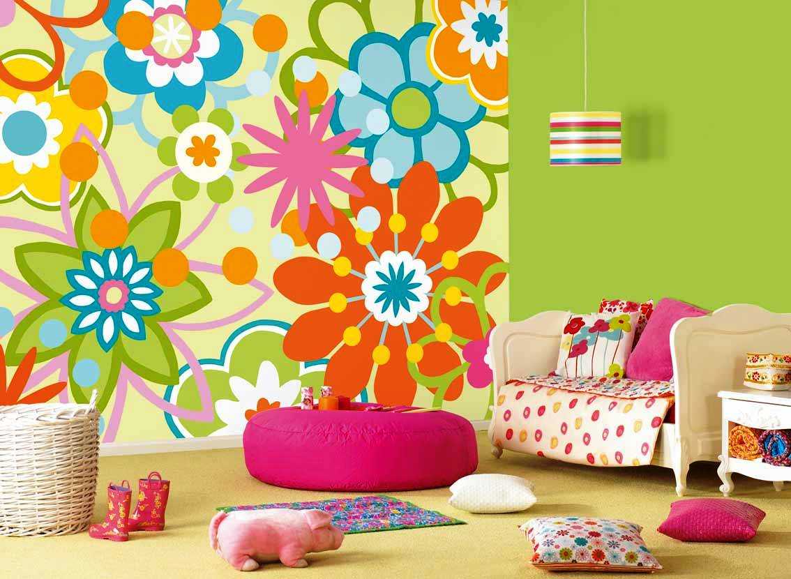 variant of a beautiful decoration of a children's room