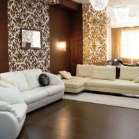 the idea of ​​a chic DIY living room decoration photo