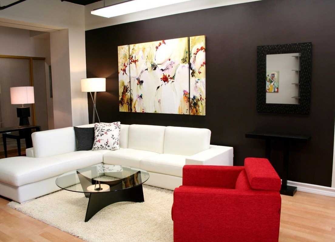 the idea of ​​a beautiful decoration of the living room with your own hands