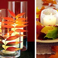 do-it-yourself idea of ​​a light candle decor picture