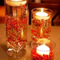 l'idea di decorare brillantemente le candele con le tue mani foto