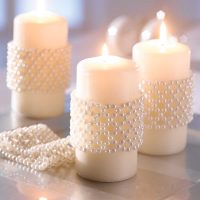 do-it-yourself version of chic decoration of candles