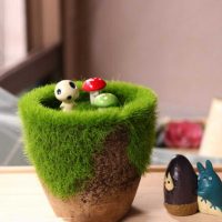 variant of unusual decoration of flower pots picture