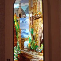 painted stained glass in home decor picture
