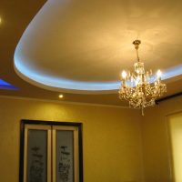 classic ceiling decoration with accessories photo
