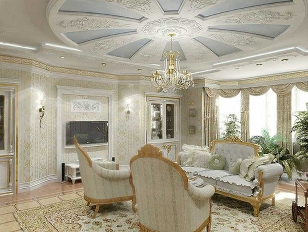 classic print ceiling decoration