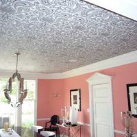 bright ceiling decoration with accessories picture