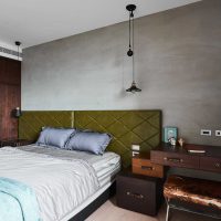 bright apartment design with old suitcases picture