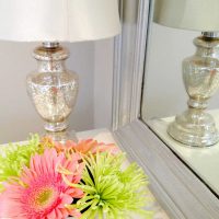 bright room design in spring style photo