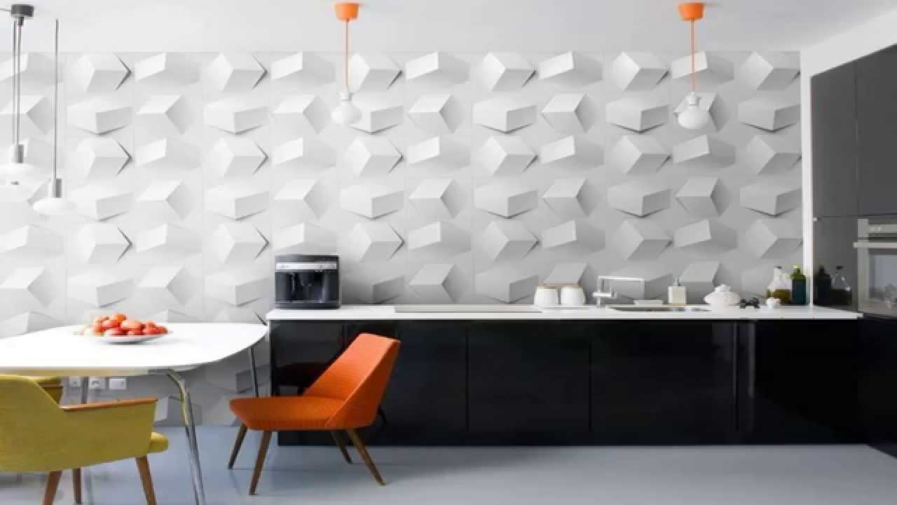 beautiful design of the room with wall panels