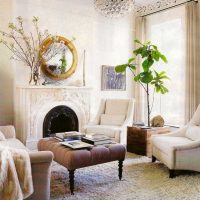 beautiful style living room in vintage style photo
