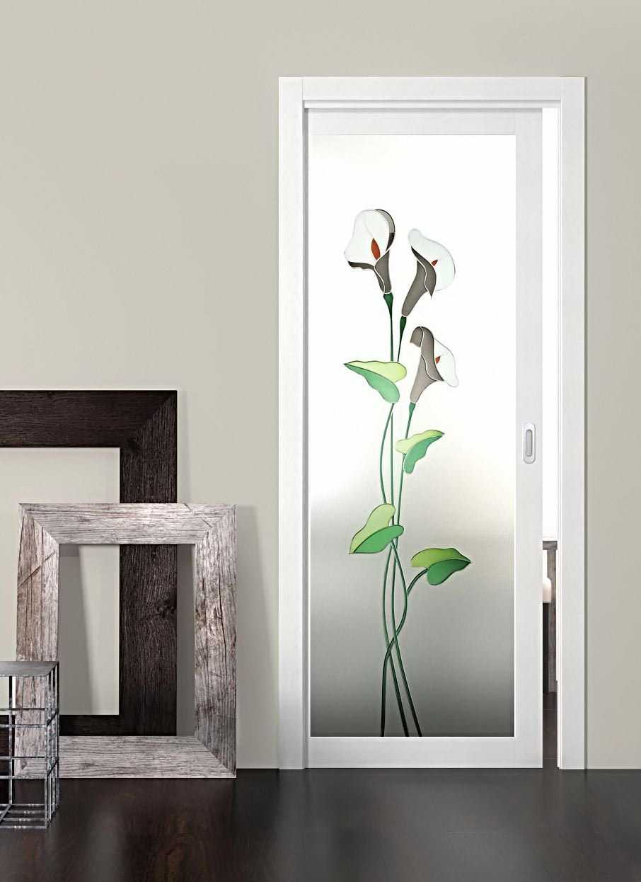 original decoration of interior doors with your own hands