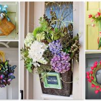 beautiful design of the front door do-it-yourself picture