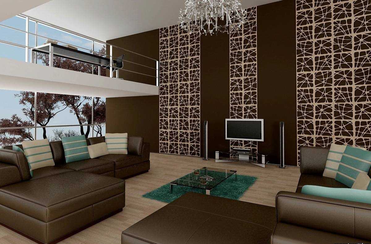 beautiful living room decor with wall panels