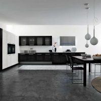 beautiful dark floor in the style of the living room picture