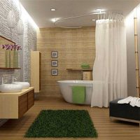 dark shower room design picture