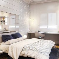 bright bedroom interior picture