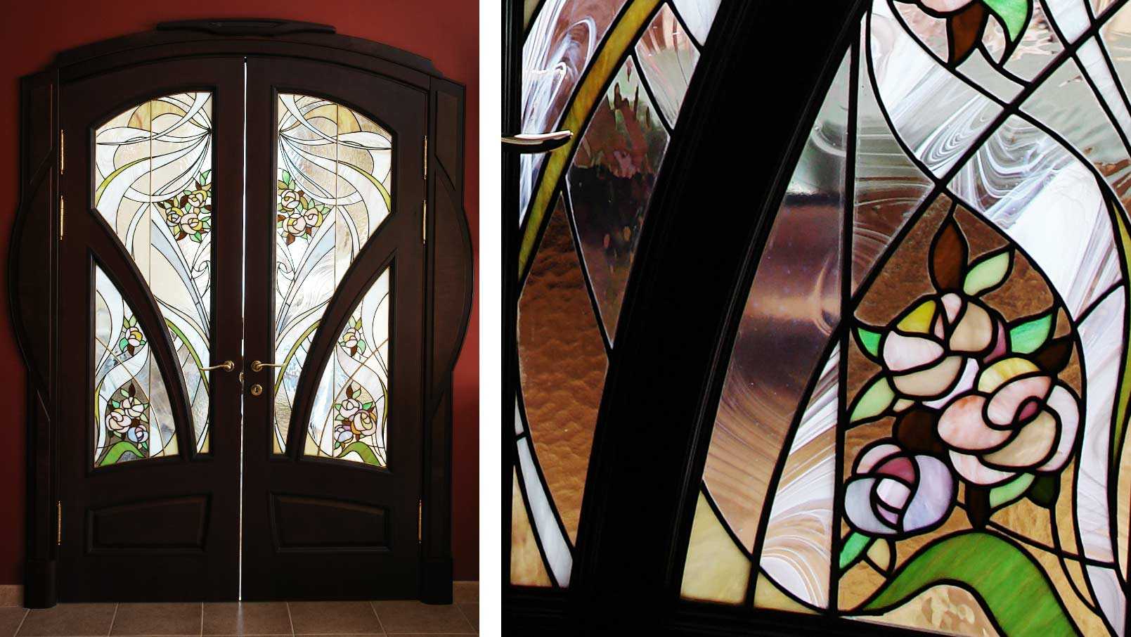 fusing stained glass in apartment design