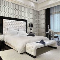 combination of light tones in the decor of the bedroom picture
