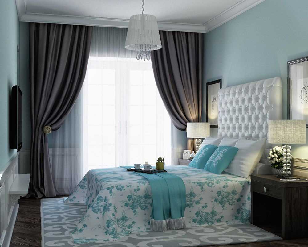 combining bright colors in the style of the bedroom