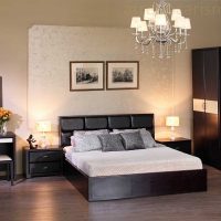 combination of light colors in the bedroom interior picture