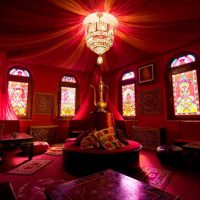 camera da letto in stile luminoso in foto in stile orientale