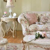 beautiful design living room in vintage style picture
